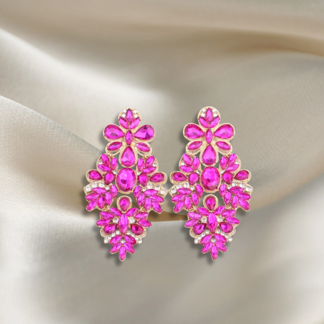 Olivia Rhinestone Earrings