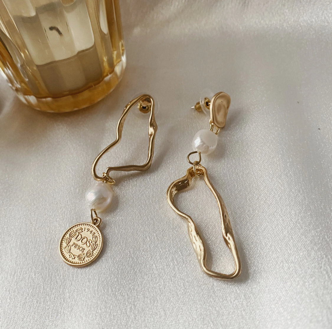Amelia Pearl Drop Earrings