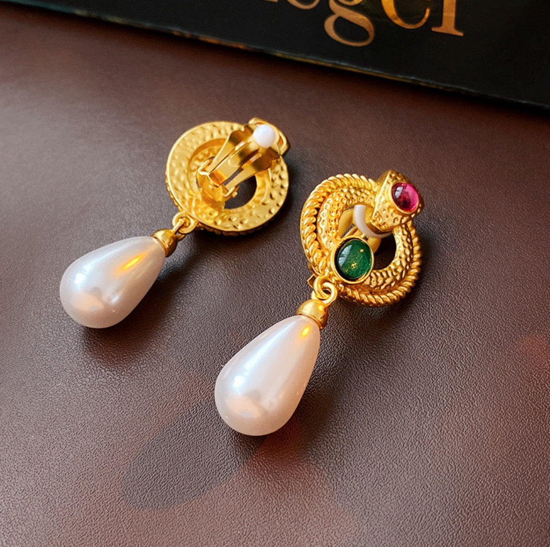 Emma Eden Pearl Earrings