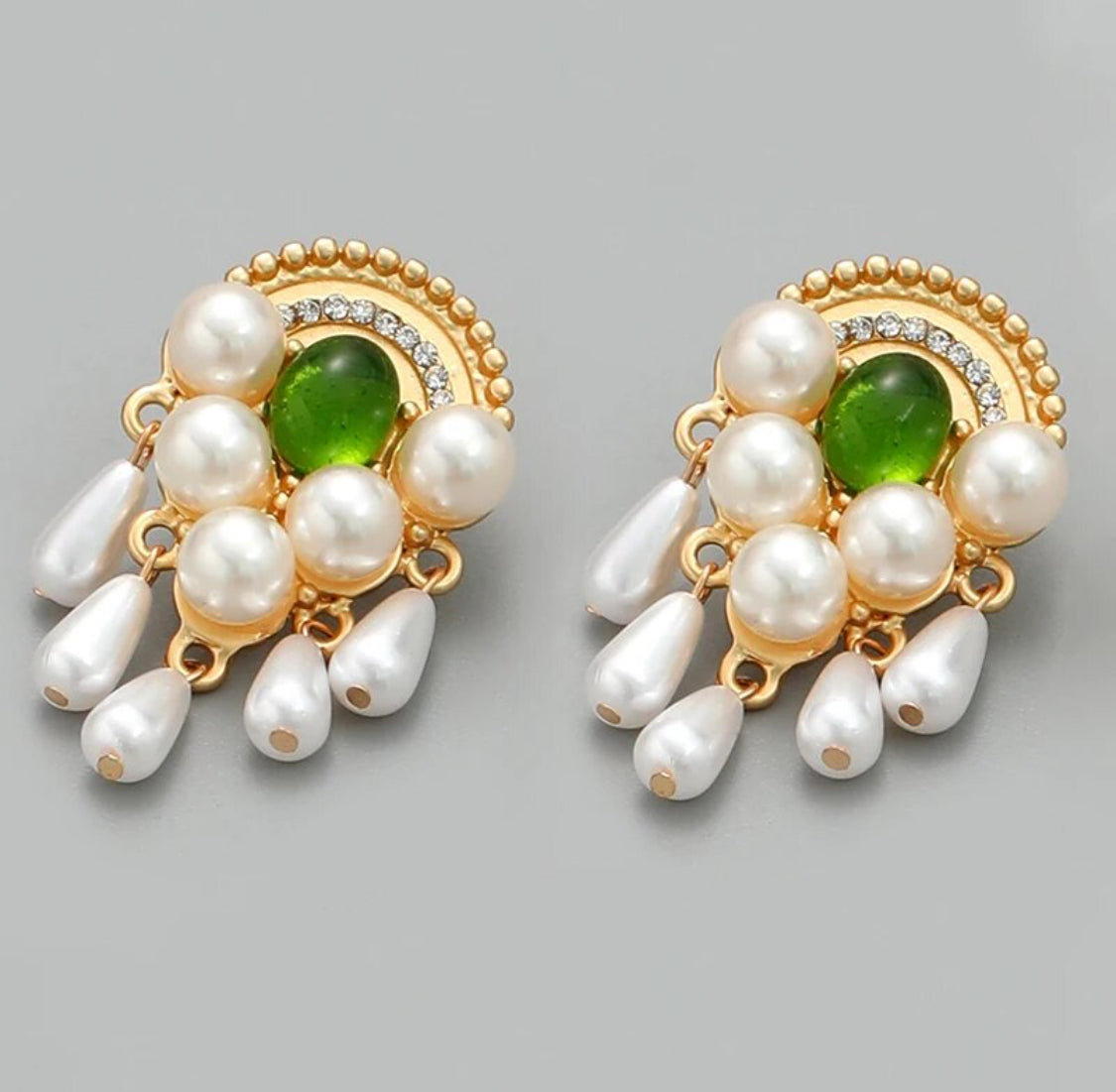 Ava Pearl Drop Earrings