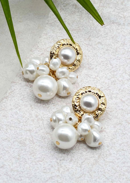 Isabella Infinity Pearl Earrings