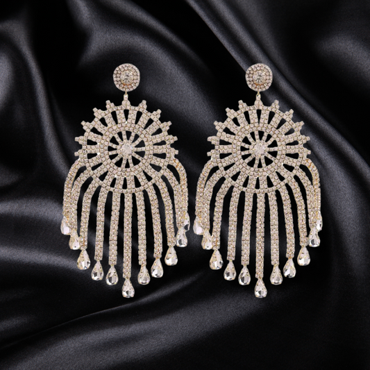 Jizelle Rhinestone Earrings